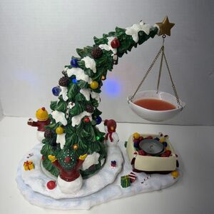 Yankee Candle Christmas Tree Hanging Tart Warmer Musical Light Up